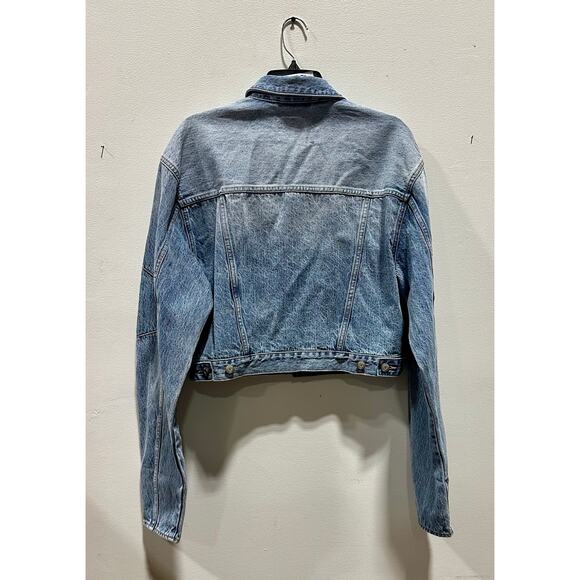 Pistola Women Cropped Denim Jacket – R79 Wash - Picture 3 of 4